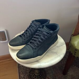 Cole Haan Men's Dark Blue High-Top Sneakers